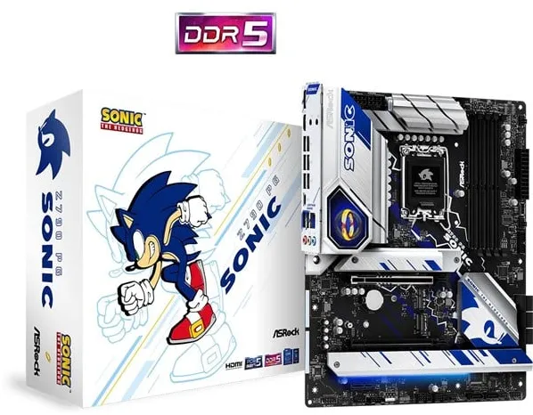 ASRock Z790 PG Sonic Moderkort - Intel Z790 - Intel LGA1700-sockel - DDR5 RAM - ATX