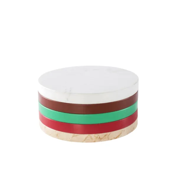 Valerie Objects Five Circles Skärbräda/Bordstablett Set E Flerfärgad