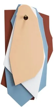 Valerie Objects Skärbräda/Upphängning Brun/Blå/Vit/Rosa