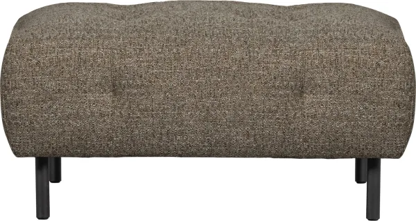 Lloyd, Soffpall, mörkbrun, H45x90x90 cm