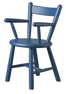 FDB Möbler P9 Barnstol Blå